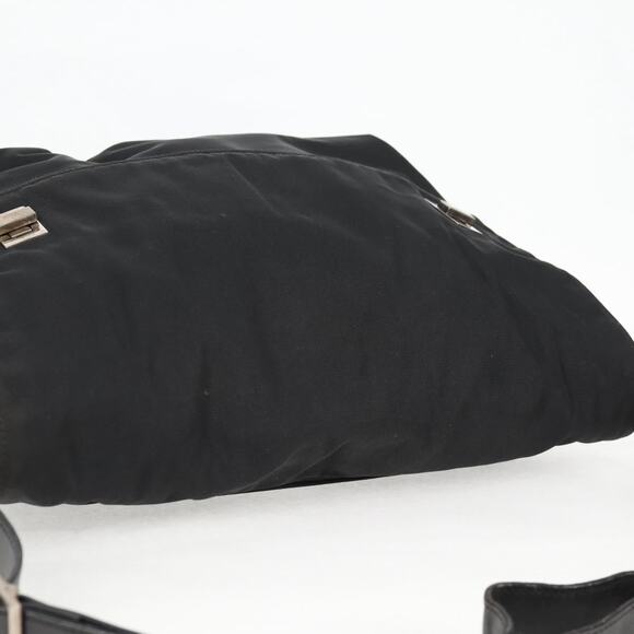 GUCCI Shoulder Bag Nylon Black Silver 019.0308 - Picture 8 of 16